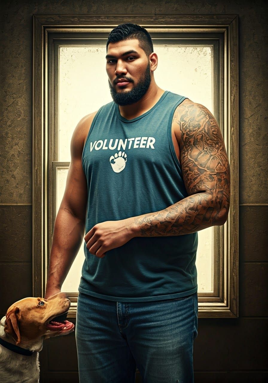 Gentle Giant: Basketball Star Volunteers at Animal Shelter