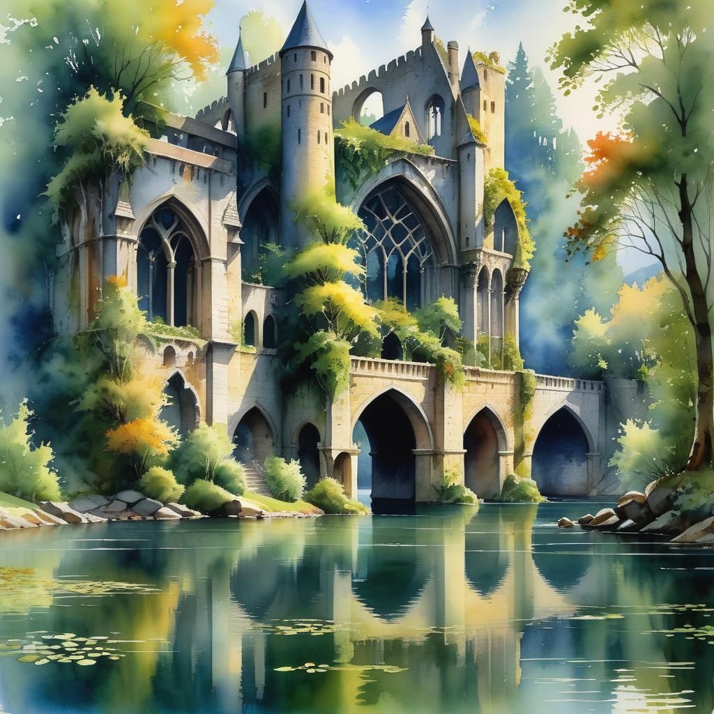 Snow Leopard Lady: Watercolor Art Inspired by Nature