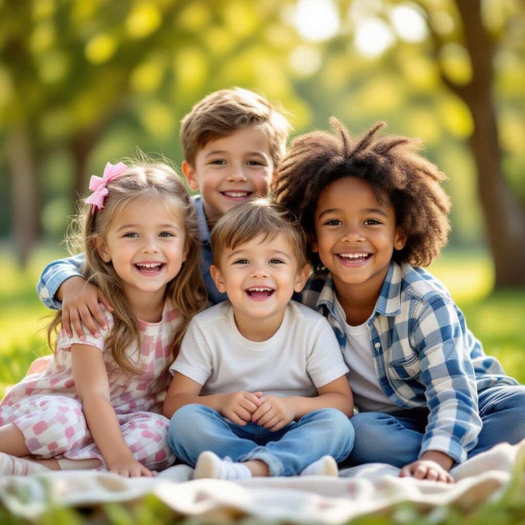 Happy Children's Portrait