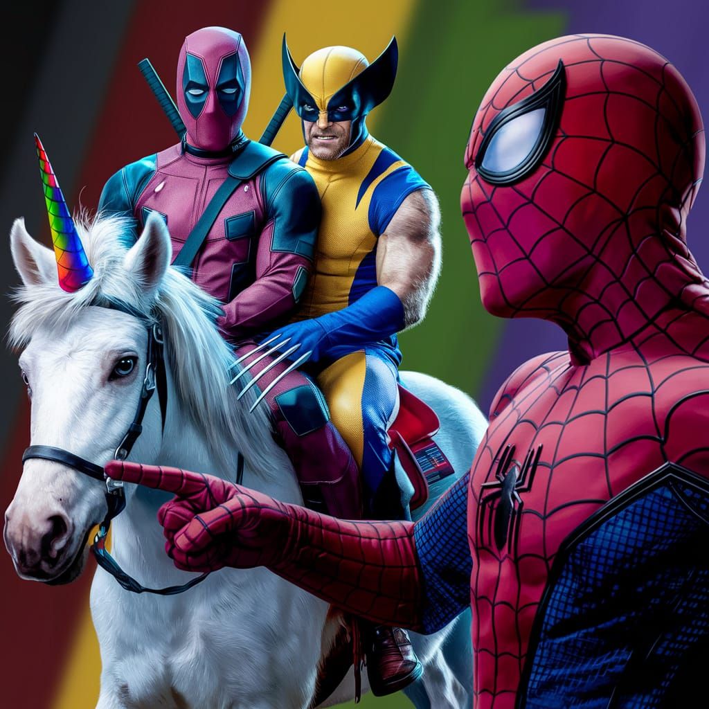 Deadpool, Wolverine & Spiderman