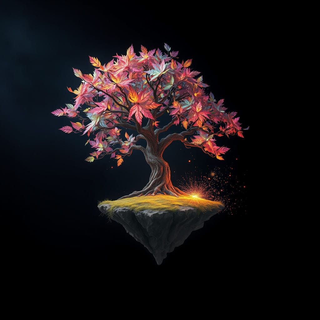 Ethereal Tree Liberates Worlds into the Void