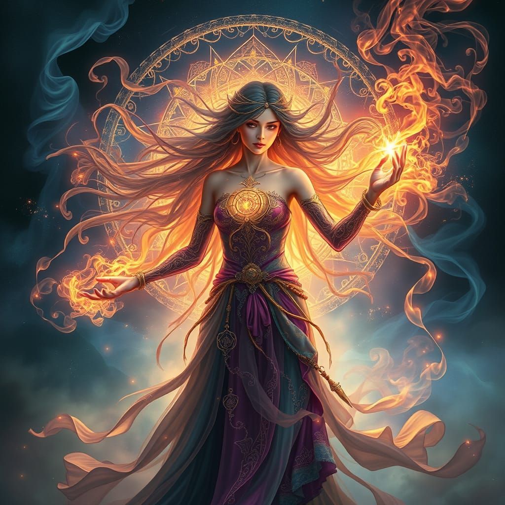 Dreamweaver Unleashes Cosmic Energies in Ethereal Aura