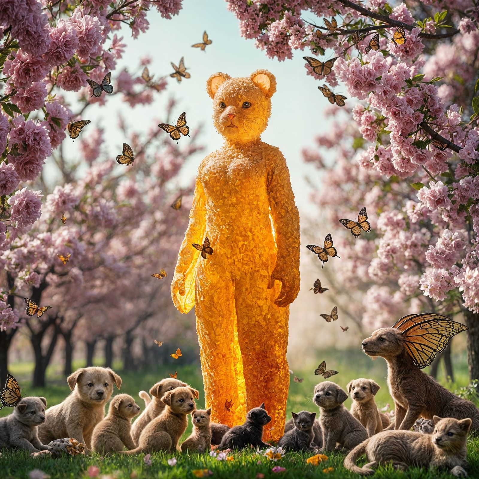 Sugar Sweet Goddess Amidst Whimsical Wonderland