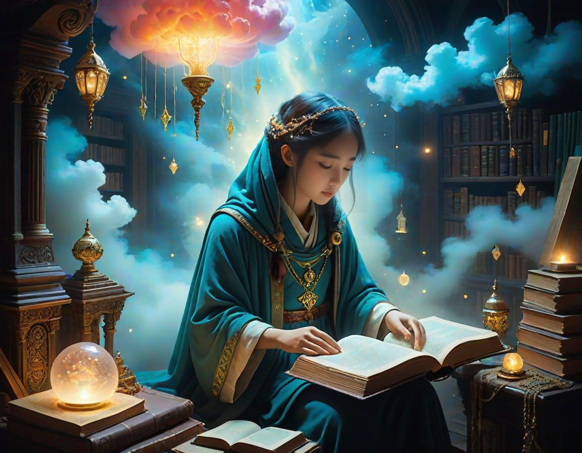 A Mysterious Dreamlike Scene Captures the Essence of Curiosi...