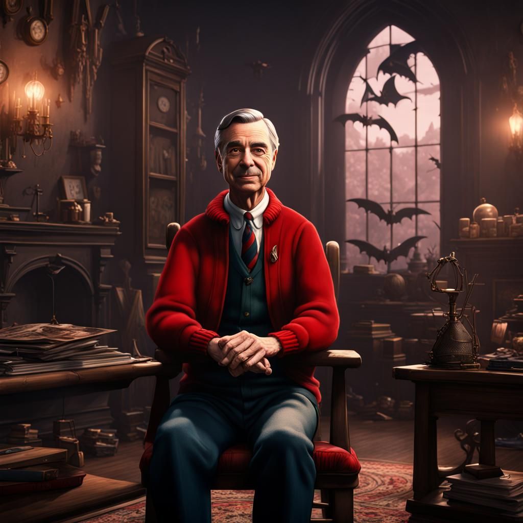 Mr. Rogers as Goth in Dark Club