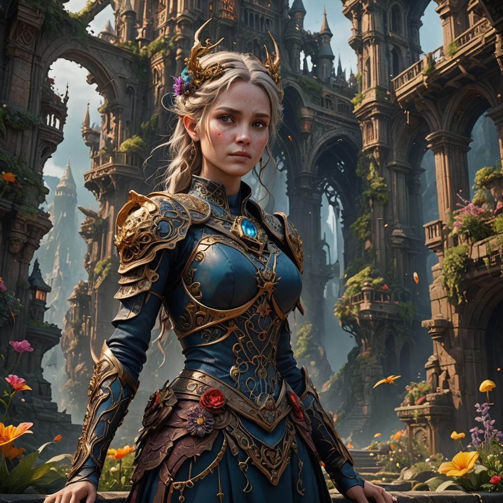 Fantastical Matte Painting in Deep Color