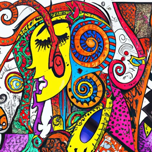 Cinderella in Graffiti Art Style