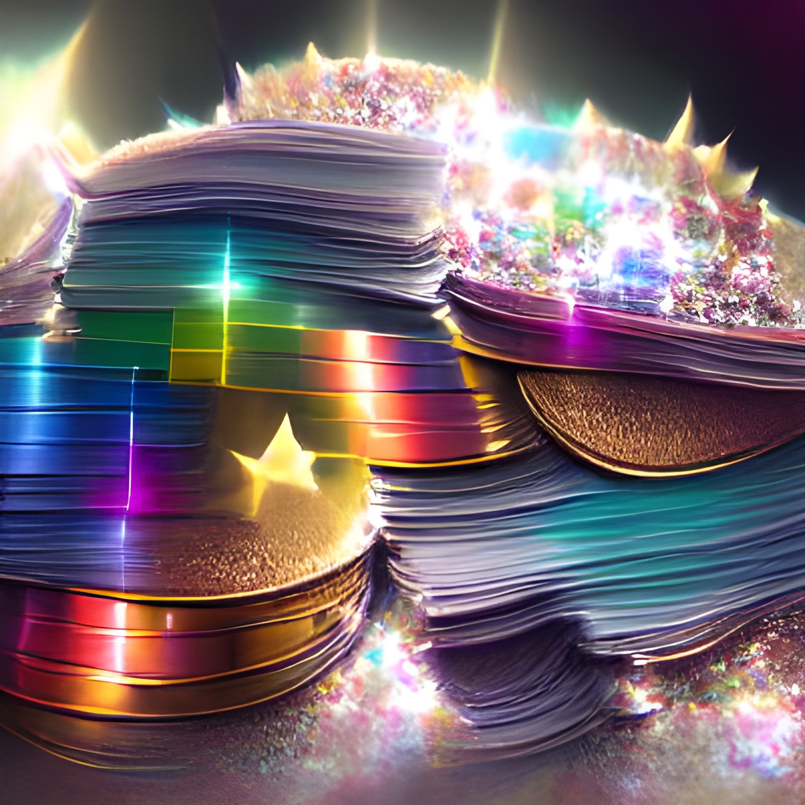 Dazzling Pile of Shiny, Glittering Credits