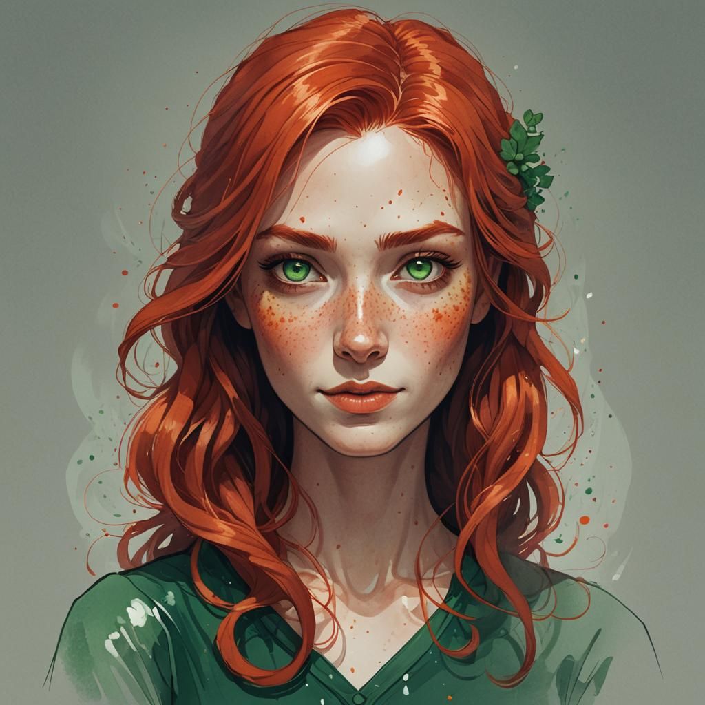 Little Red: A Character Design Concept of Fiery Woman