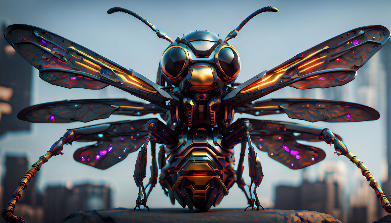 4k Wasp Drone