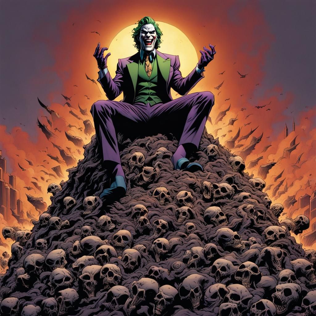 The Joker Laughs Over Corpses in Epic DC Scene