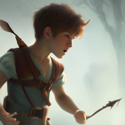 Peter pan as child
