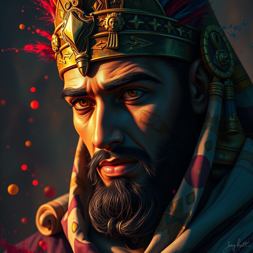 Joseph, Governor of Egypt: Hyperrealistic Concept Art