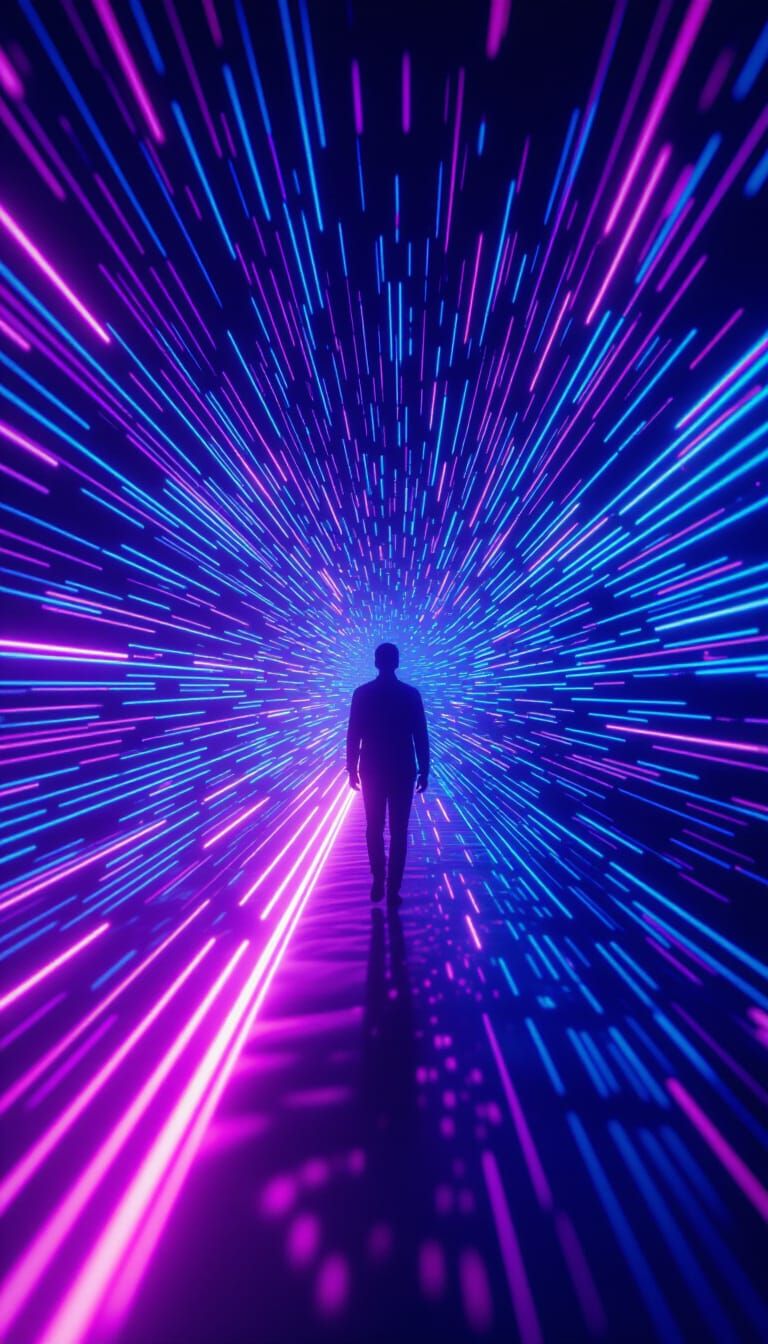 Distorted Reality: Blurred Vision with Bending Lights