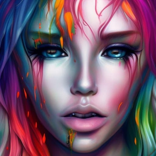 Hyperrealistic Portrait with Dramatic Lighting