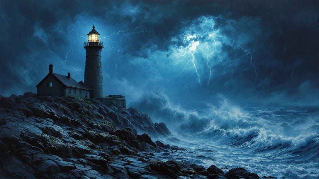 The Old Lighthouse Near Innsmouth