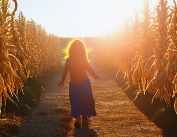 Persephone's Sunny Walk Through Harvest Camp