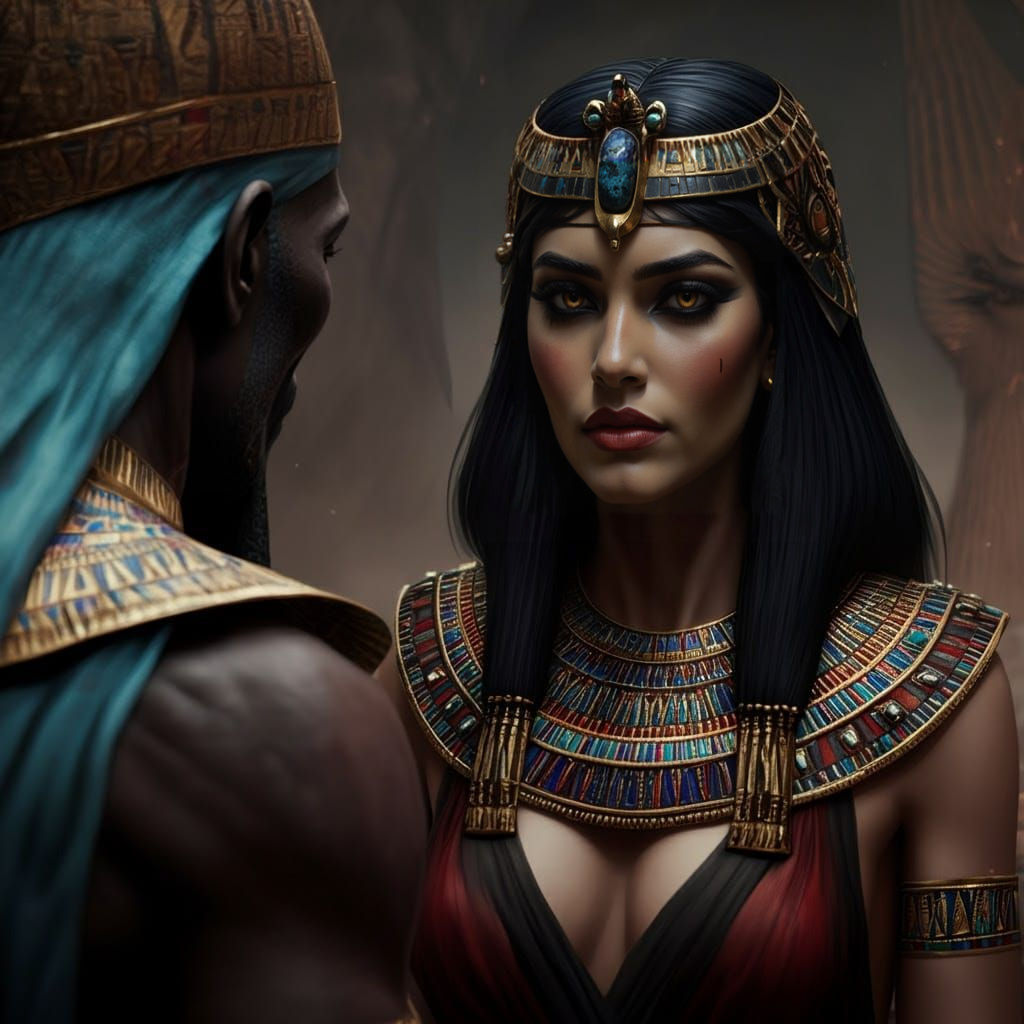 Ancient Egyptian Goddess Perit in Underworld Splendor
