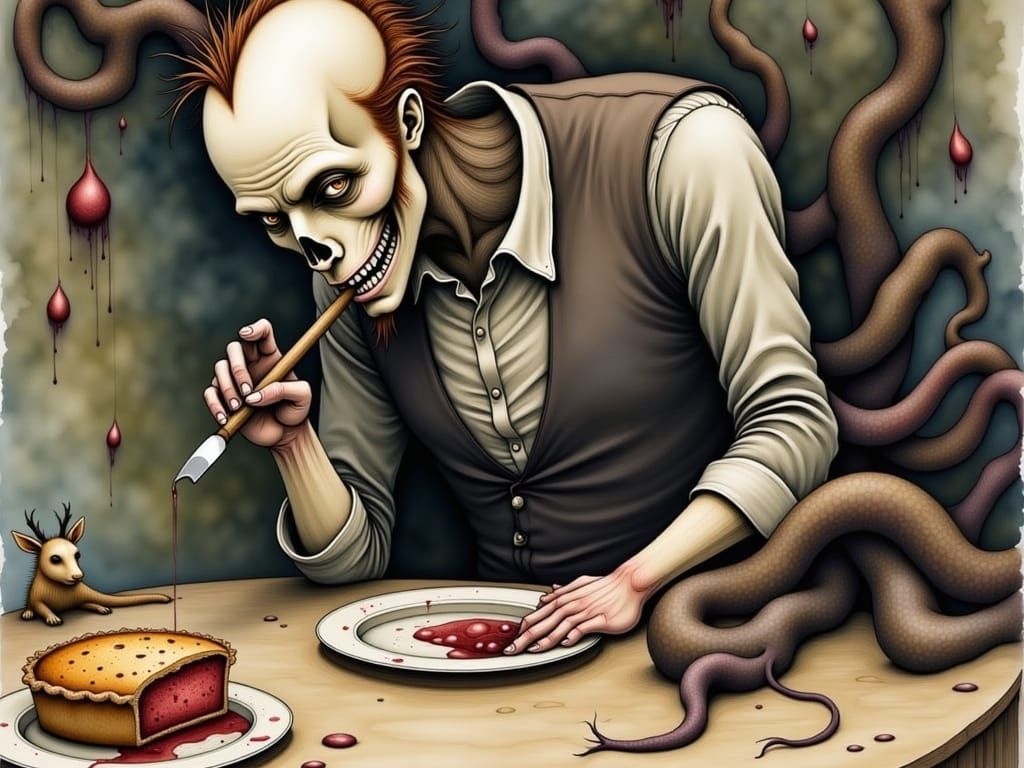 Lovecraftian dinner table