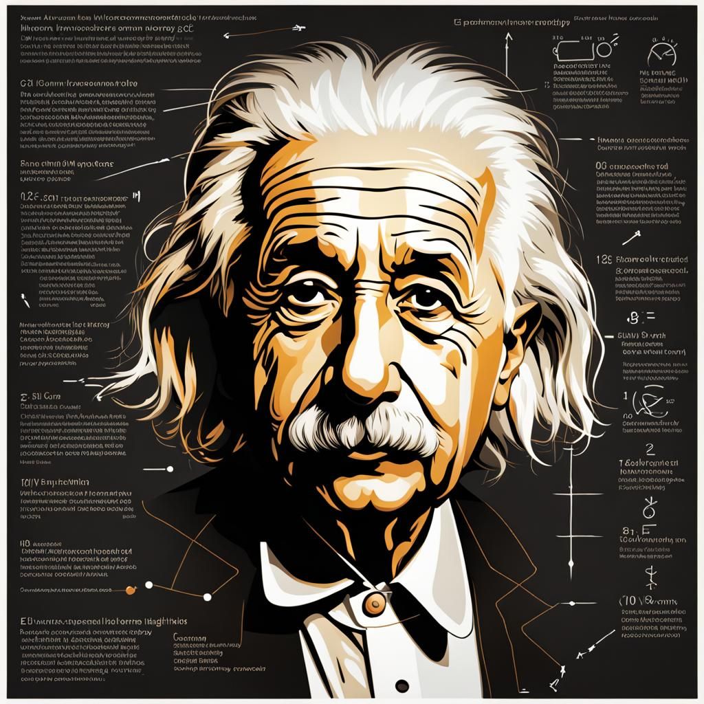 E=mc²: Abstract Art Depicting Einstein's Equation