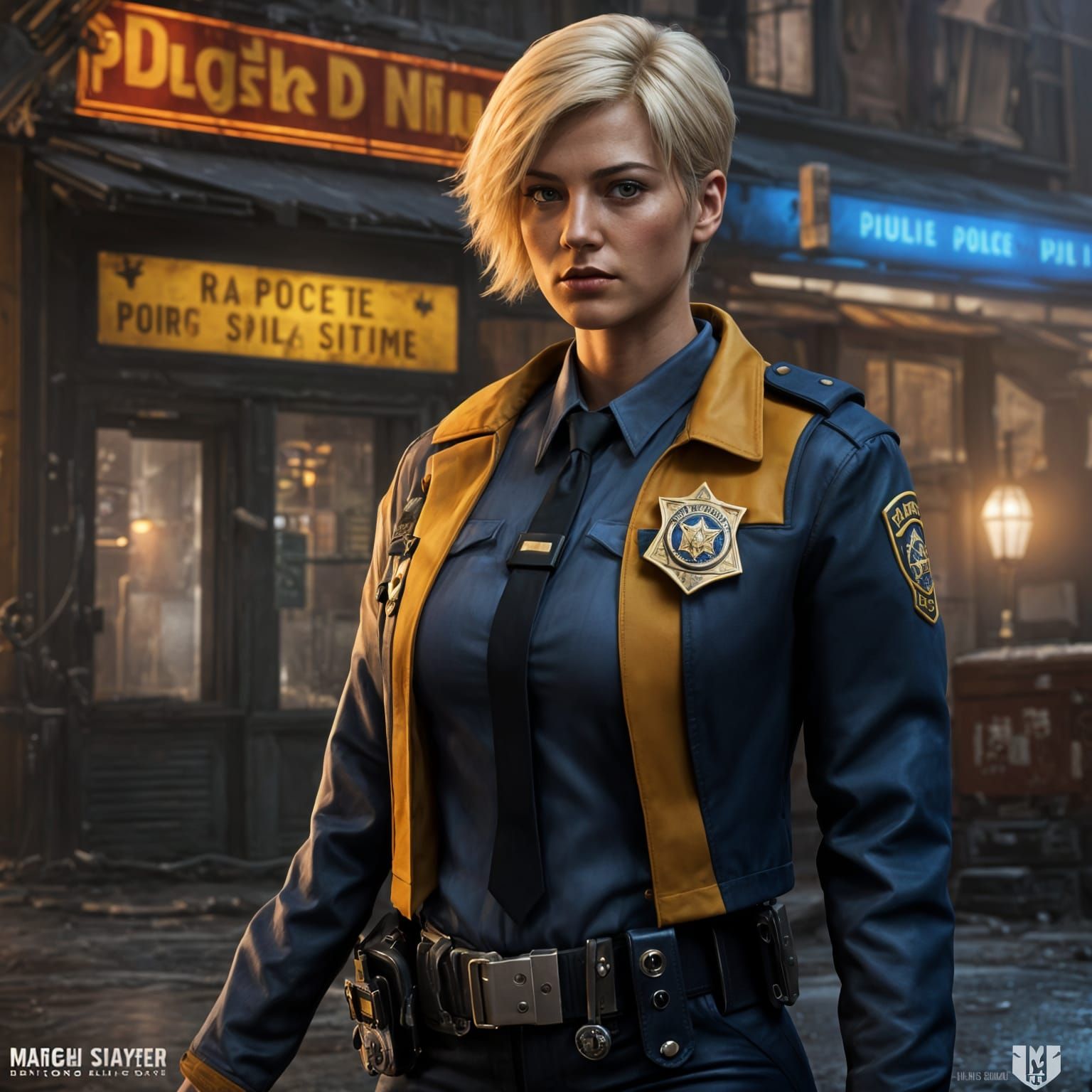 Maggie Sawyer: Detailed Matte Painting in 8K