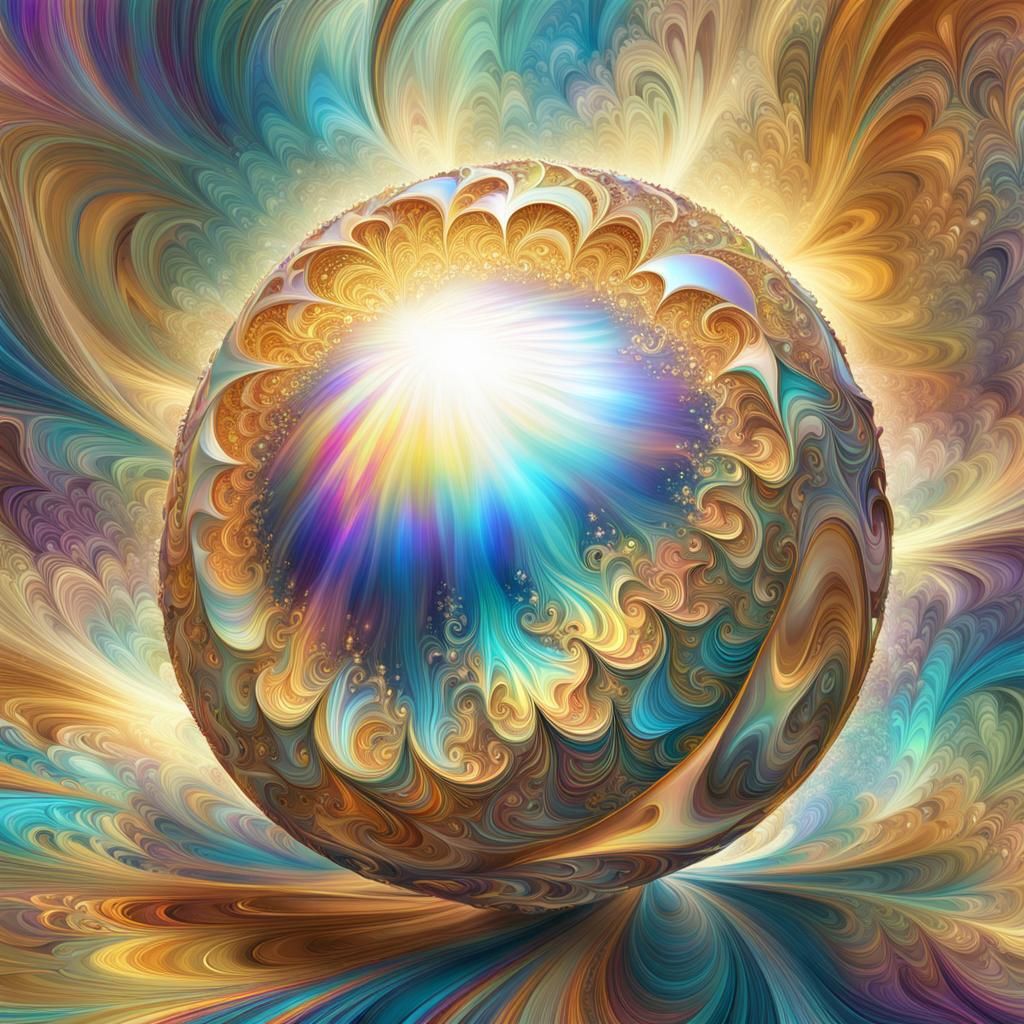 3D Shimmering Orb