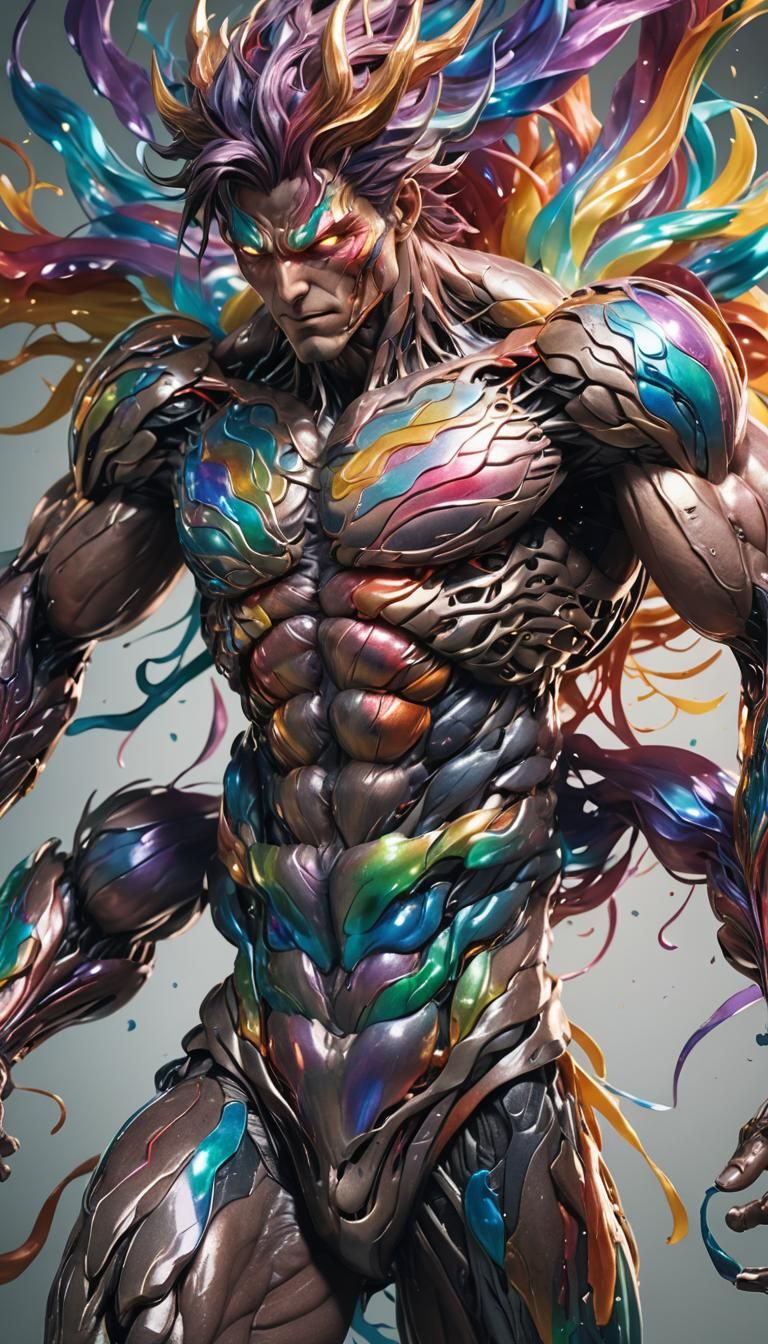 Dynamic Anime Body Transformation in 3D