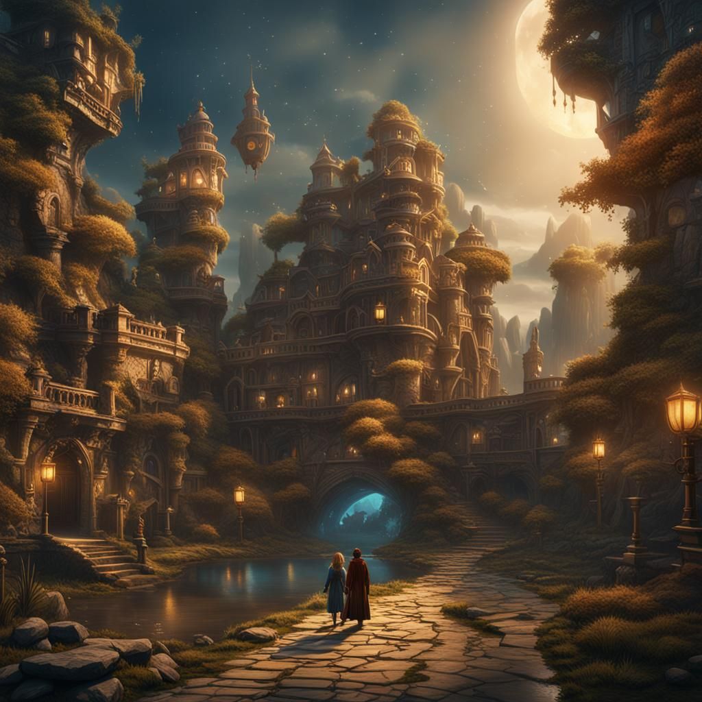 Wynn and Luna at Havenfield in Detailed Painting