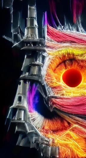 Anime Eye of Sauron in 8K Resolution