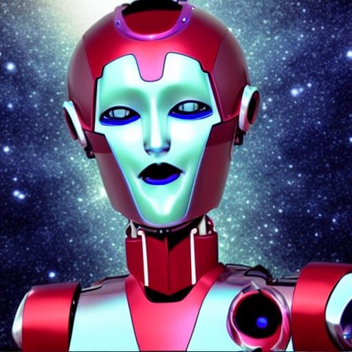 Androgynous Robot Grants Libido Boost, Digital Art