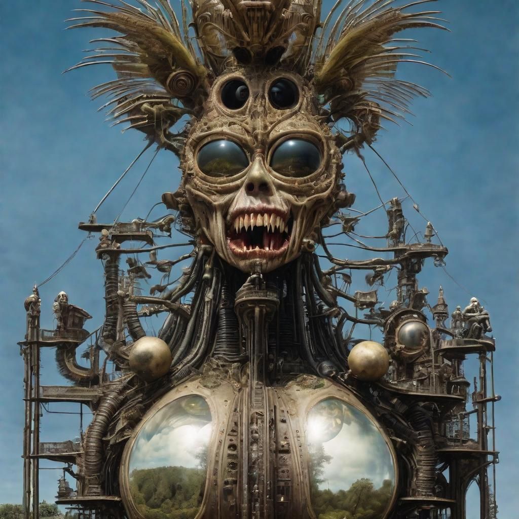 Surreal Asylum in Post-Apocalyptic Wonderland