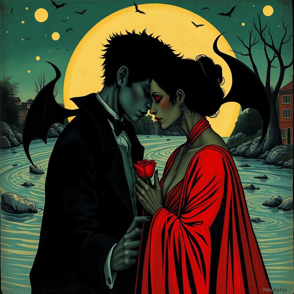Vampires in Love: A Dark Fantasy Graphic Score