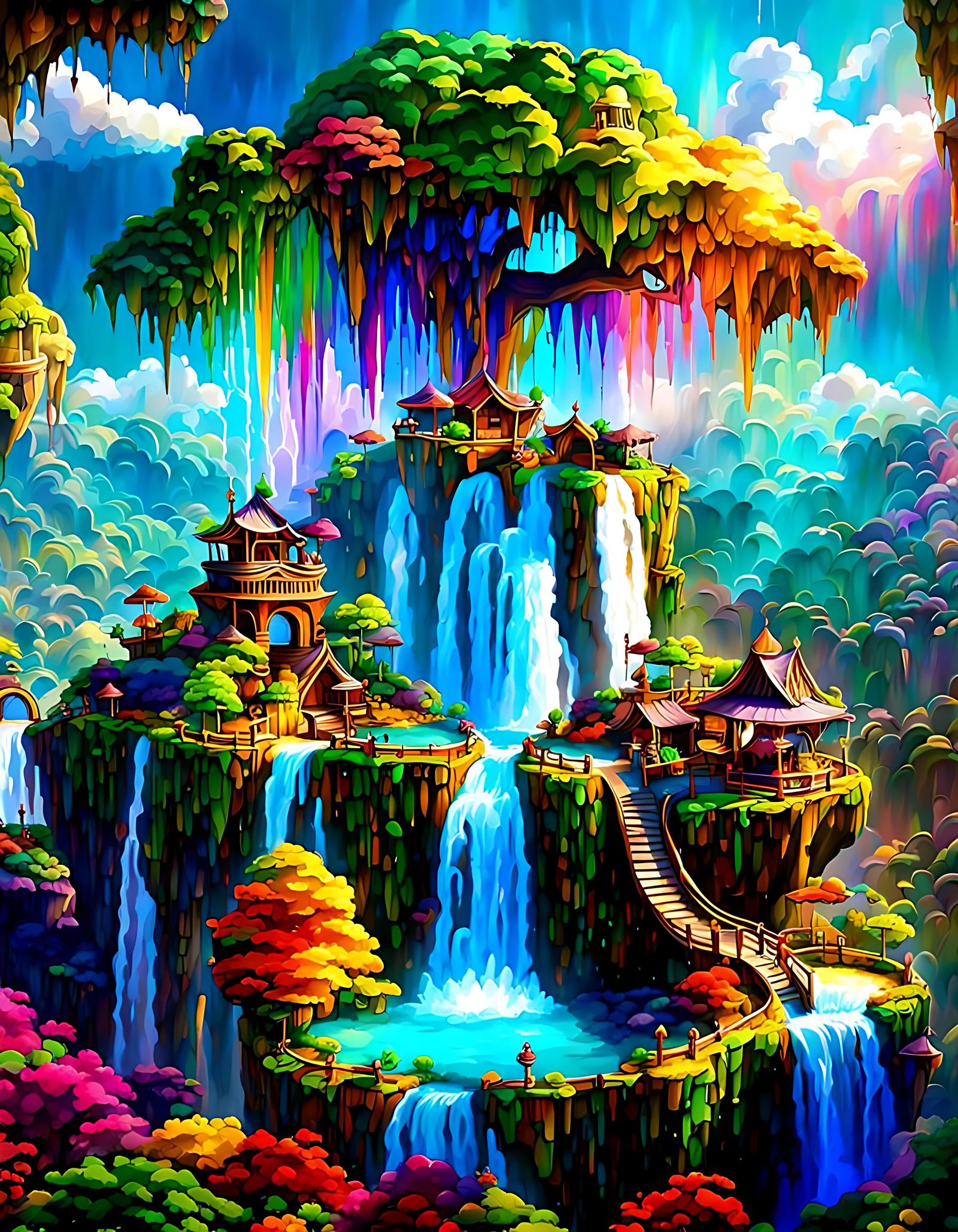 Oil Painting Dripping