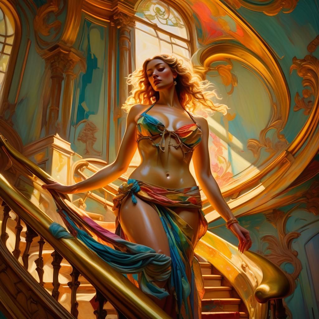 Flibbertigibbet in Exquisite Rococo Splendor