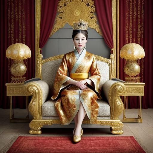 Empress of China Portrait in Imperial Splendor