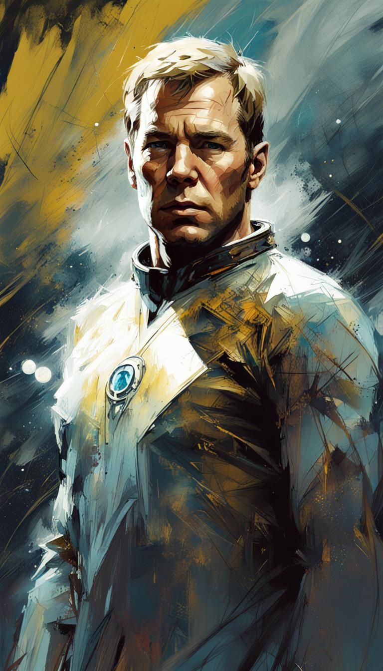 Captain Kirk Splash Art
