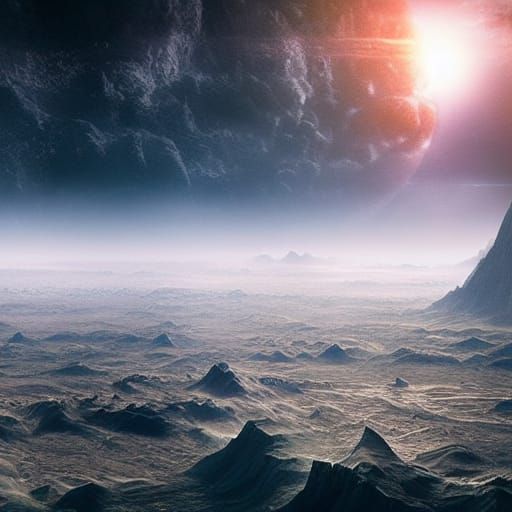 Cinematic Planet Earth Digital Matte Painting