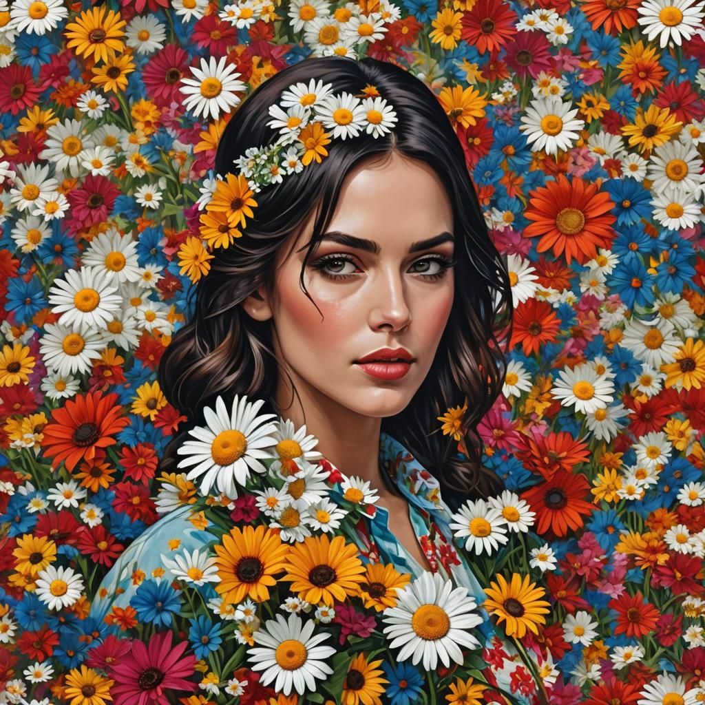 Hyperrealistic Portrait of a Beautiful Woman