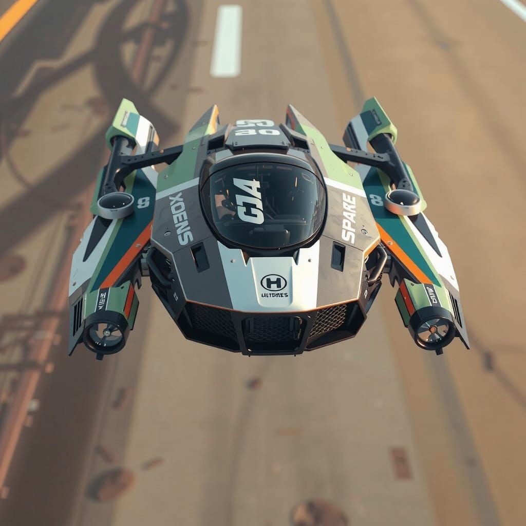 cyber tech sport hover-speeder