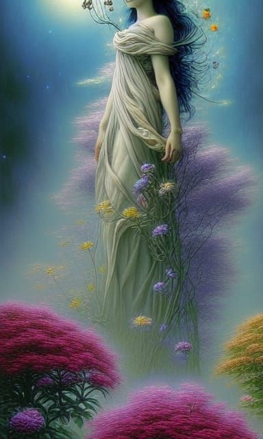 Gaia, Spirit of Earth in Anime Style