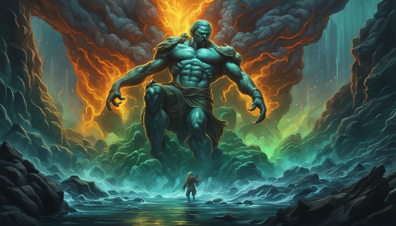 Fantastical Prometheus Bound in Deep Color, 8K