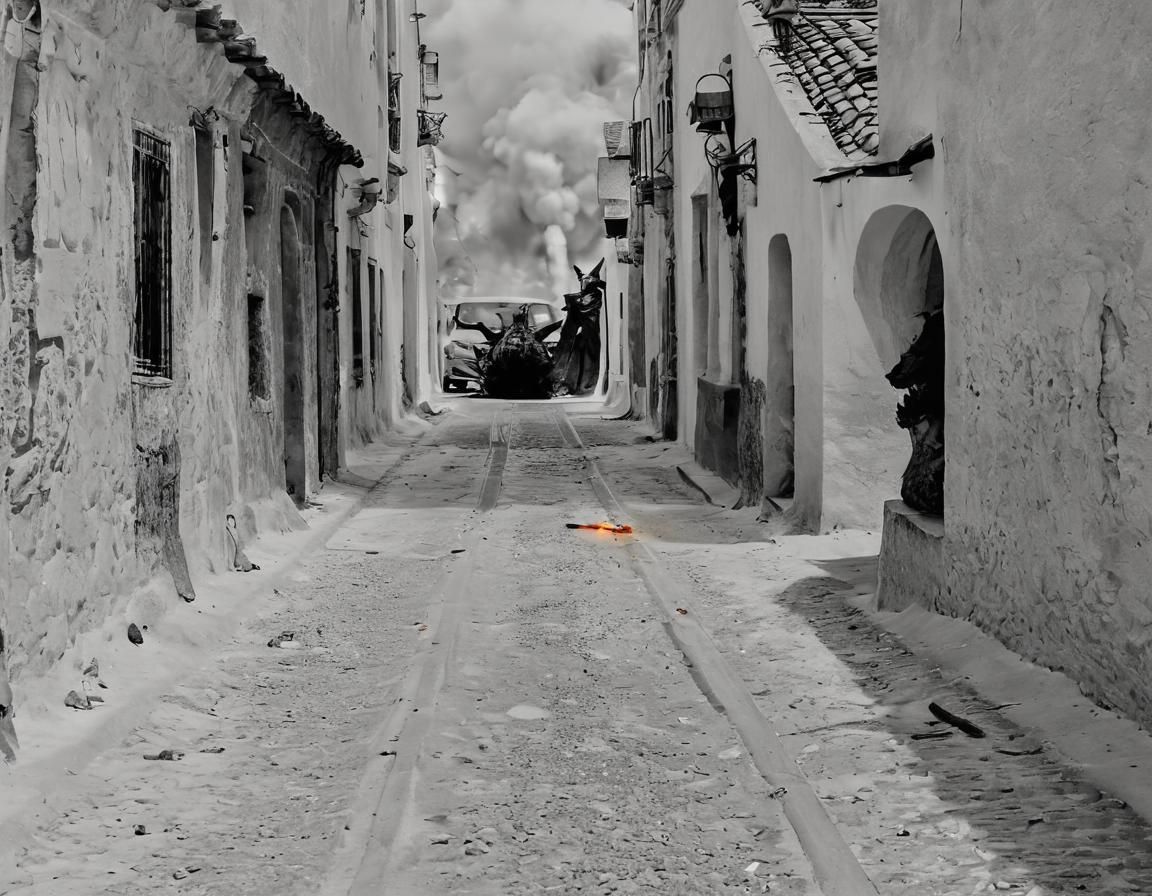 Dragons Clash in Fiery Explosion: Macro Photography