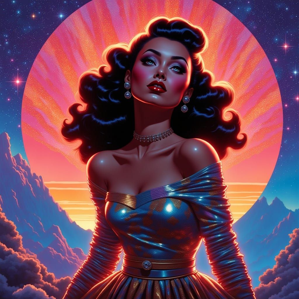 <lora:Pin-up flux:1.0>