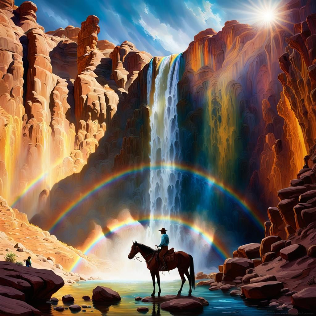 "There's so much beauty around us..." my epic waterfall entr...