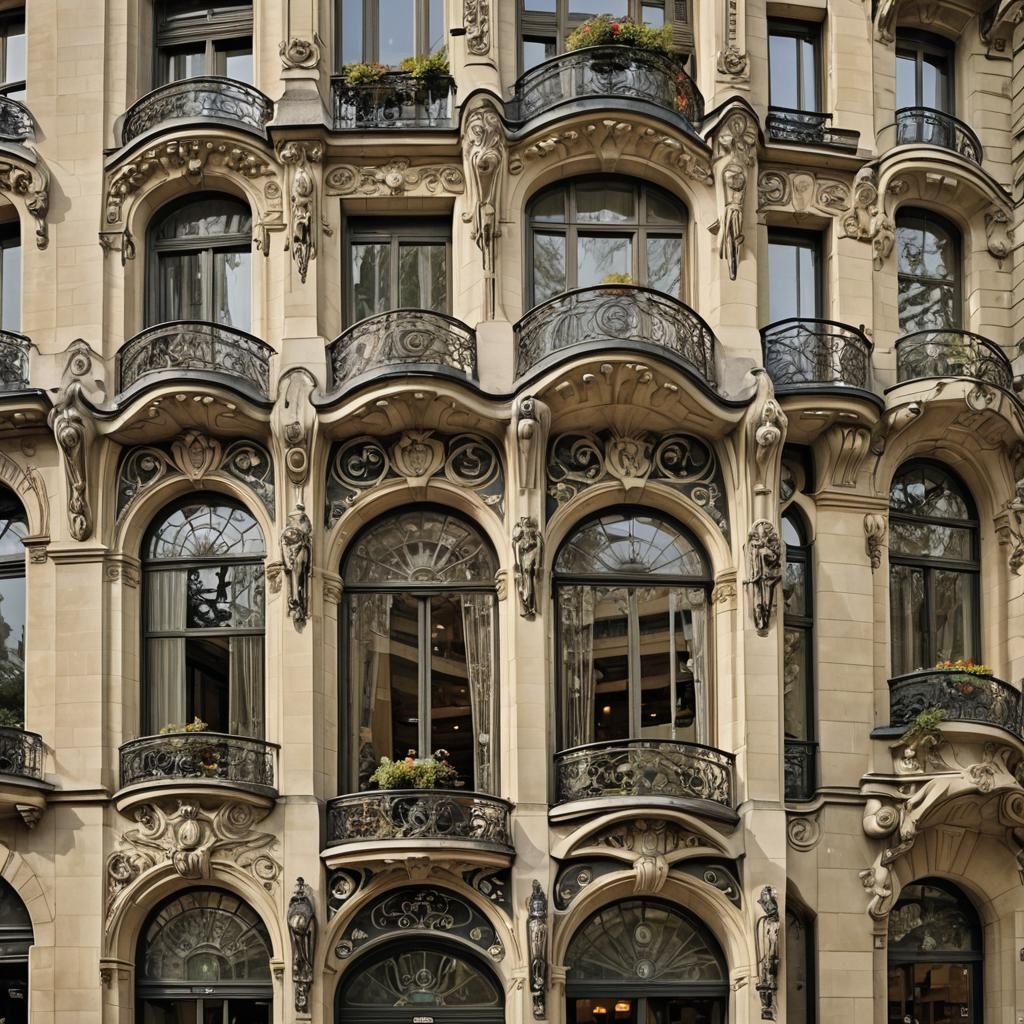 Art Nouveau Architecture in 1930s Paris