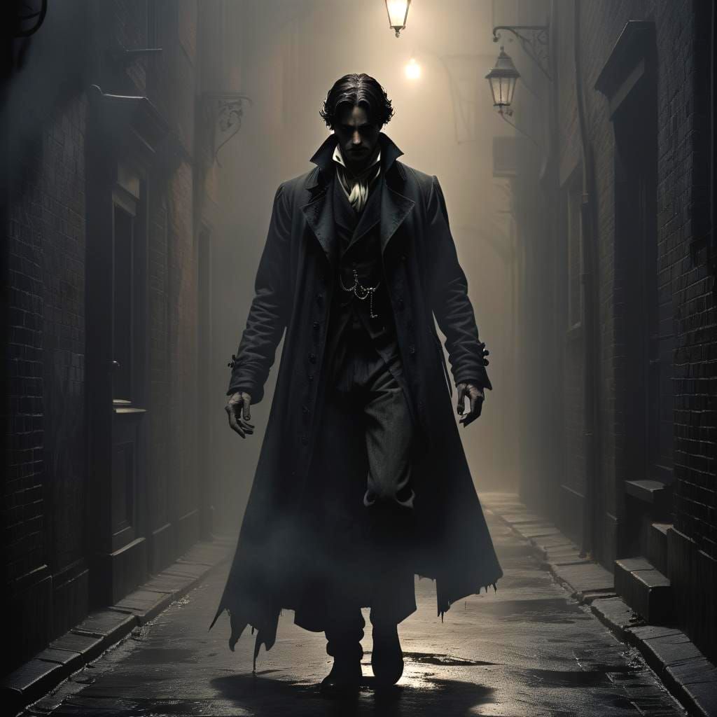 Horror Image of Spring-Heeled Jack