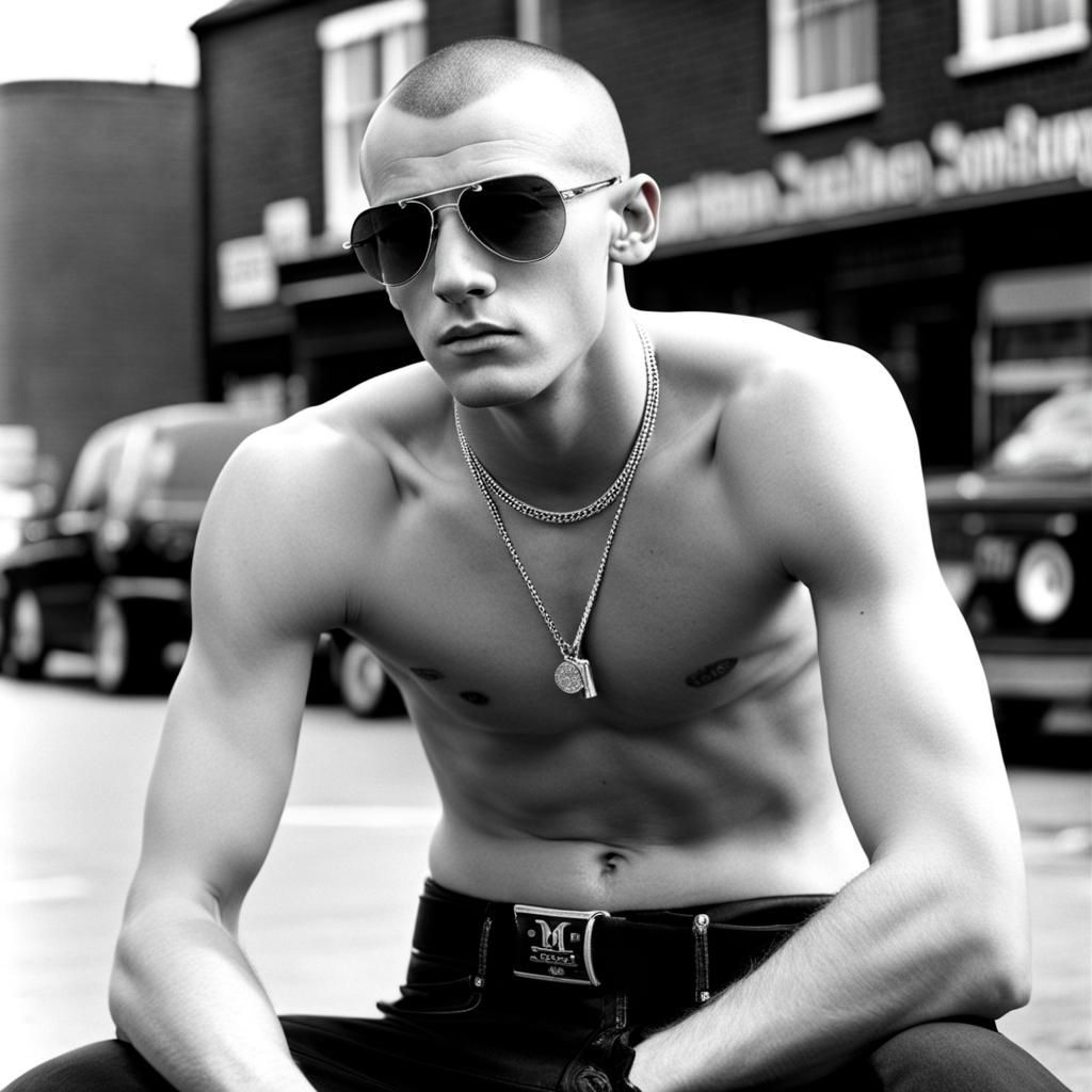 British Chav Lad with Attitude