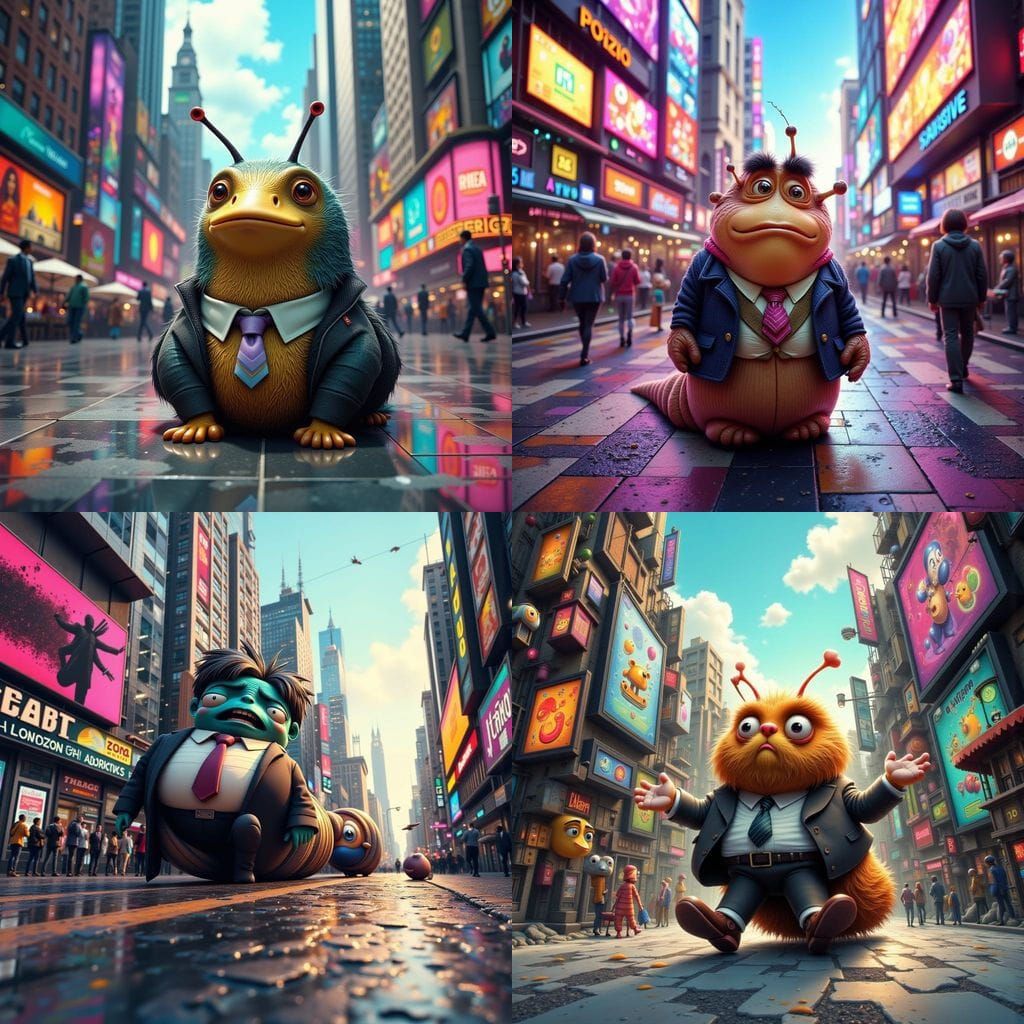 CMr Sluggie Sliding to Work in New Dry Square City