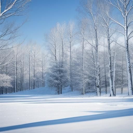 Winter's Arrival: A Study in White and Ice