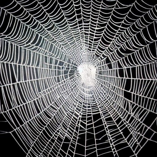 AI Generated Image of a Spider Web